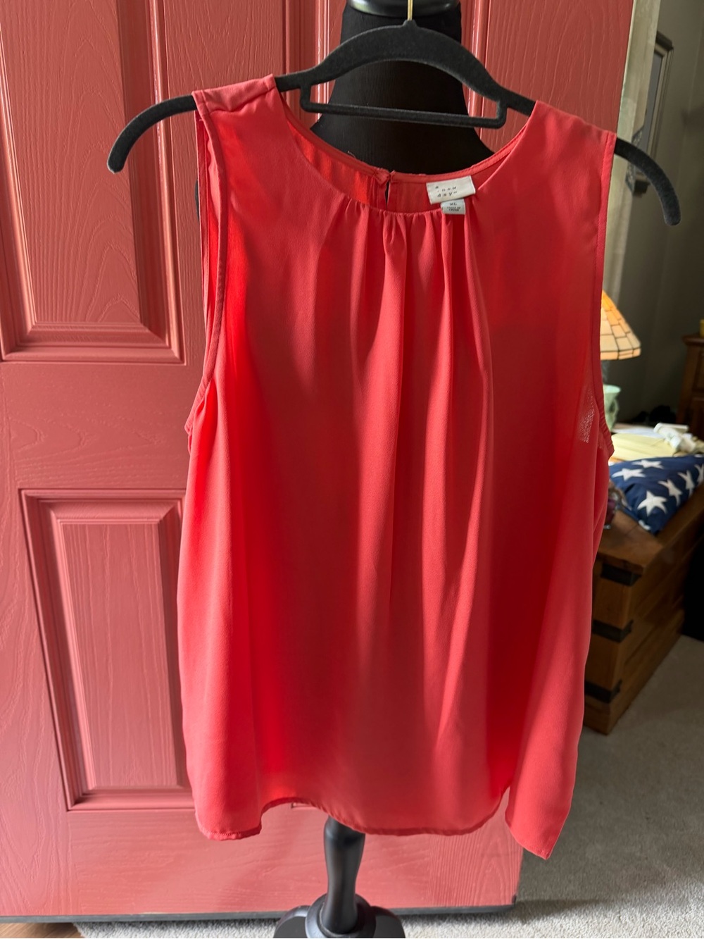 a.n.a Sleeveless Coral Blouse